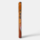 Gouden druppels op iriserend oppervlak Case-Mate iPhone case (Achterkant / Links)