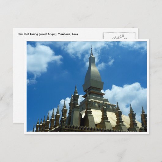 gouden dstomma top briefkaart (Voorkant / Achterkant)