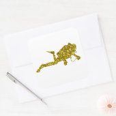 Gouden Duiken Sticker (Envelop)
