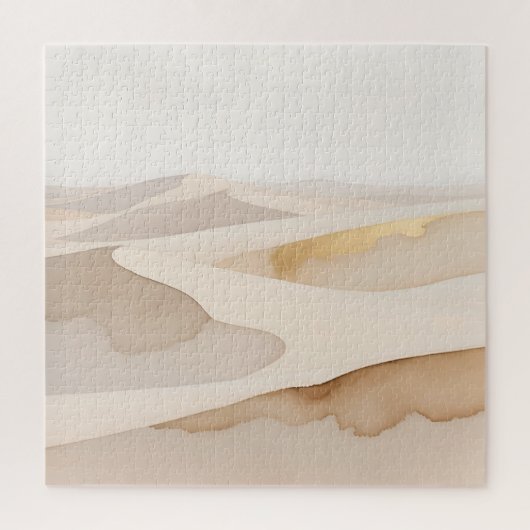 Gouden Duinen Abstracte Sereniteit Legpuzzel (Verticaal)