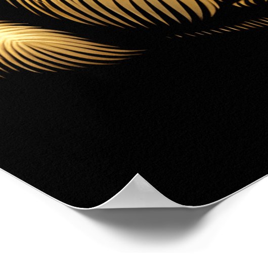 Gouden Duitse herder bij het kampvuur Poster (Hoek)