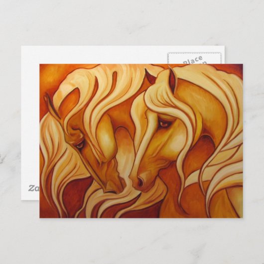 Gouden Duo Briefkaart (Voorkant / Achterkant)