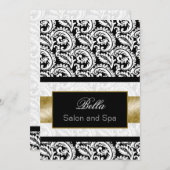 gouden dvraag Business Hartelijk dank Bedankkaart (Voorkant / Achterkant)