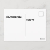 Gouden Eagle bij Nest Briefkaart (Achterkant)