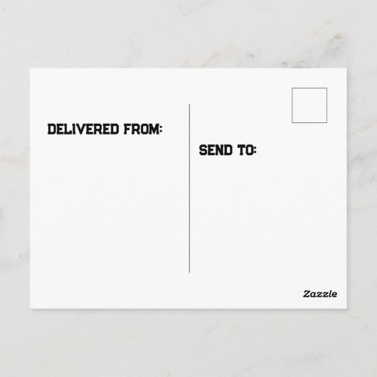 Gouden Eagle bij Nest Briefkaart (Achterkant)