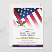 Gouden Eagle Militaire Pensioen Kaart (Voorkant)