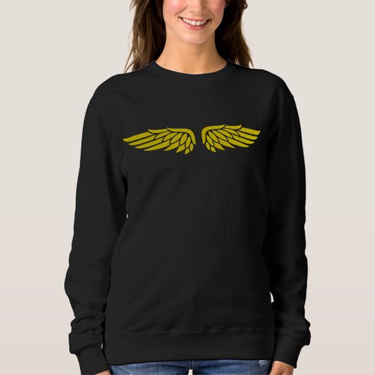 Gouden Eagle Wing Sweatshirt dames (Voorkant)
