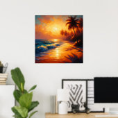 Gouden echo's van het paradijs poster (Thuiskantoor)