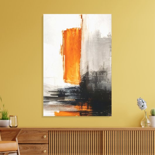 Gouden Eclipse Canvas Afdruk (Insitu (Woonkamer))