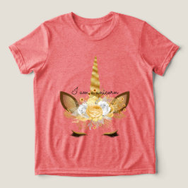 Gouden Eenhoorn Tri-Blend Shirt
