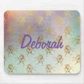 Gouden Eenhoorns Muismat (Voorkant)