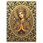 Gouden eerbied Maagd Maria Klembord (Achterkant)