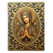 Gouden Eerbied Maagd Maria Notitieboek (Voorkant)