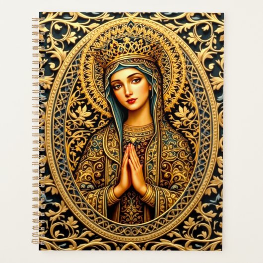Gouden eerbied Maagd Maria Planner (Voorkant)
