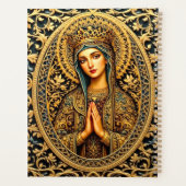 Gouden eerbied Maagd Maria Planner (Achterkant)