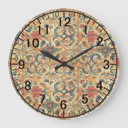 Gouden Eeuw Botanisch Grote Klok (Voorkant)