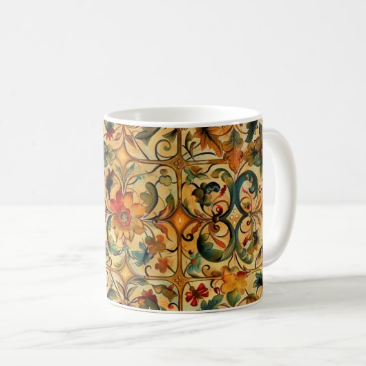 Gouden Eeuw Botanisch Koffiemok (Voorkant rechts)