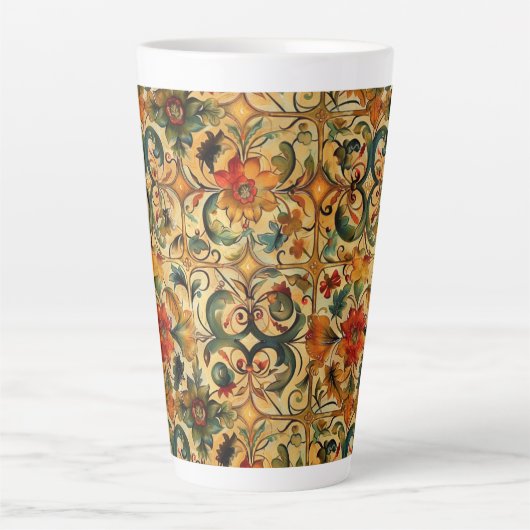 Gouden Eeuw Botanisch Latte Mok (Voorkant)