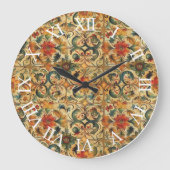 Gouden Eeuw Botanisch met Romeinse cijfers Grote Klok (Voorkant)