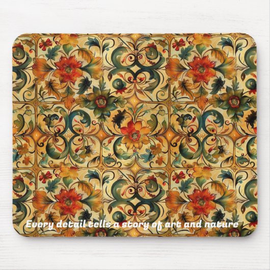 Gouden Eeuw Botanisch Muismat (Voorkant)