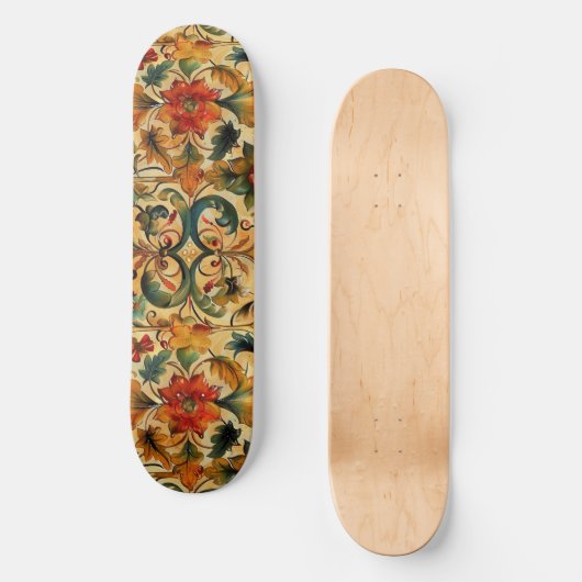 Gouden Eeuw Botanisch Persoonlijk Skateboard (Voorkant)