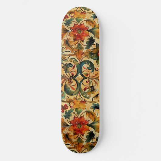 Gouden Eeuw Botanisch Persoonlijk Skateboard (Voorkant)