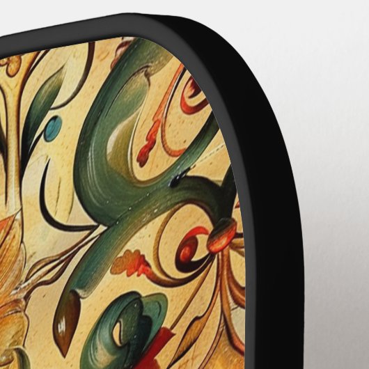 Gouden Eeuw Botanisch Pickleball Paddle (Links Detail)