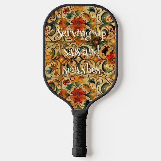 Gouden Eeuw Botanisch Pickleball Paddle (Achterkant)