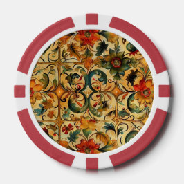 Gouden Eeuw Botanisch Poker Chips