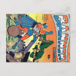 Gouden Eeuw Comic Art - Banner Comics Briefkaart