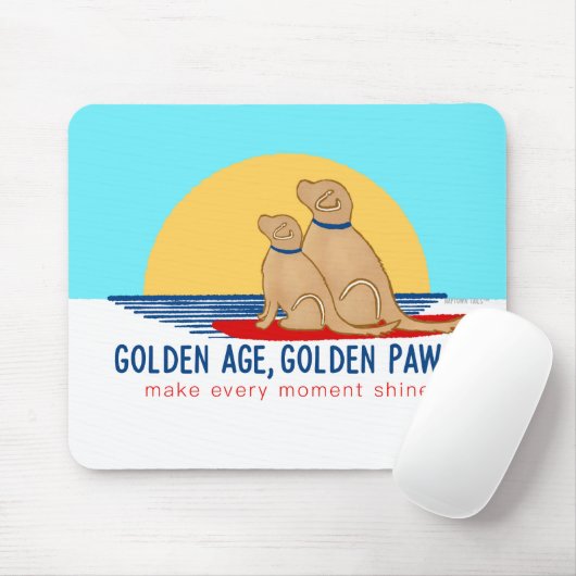 Gouden Eeuw, Golden Paws Auto Magnet Muismat (Met muis)