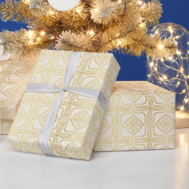 Gouden Eeuw Mid-Century Vakantie Cadeaupapier