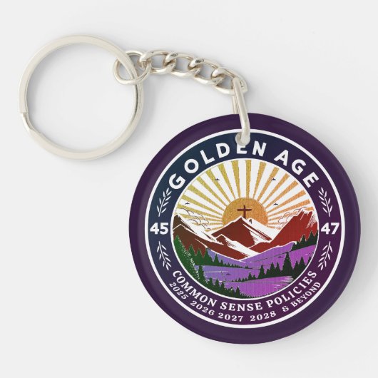 GOUDEN EEUW SLEUTELHANGER (Voorkant)