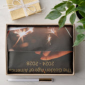Gouden Eeuw van Amerika 2024 tot 2028 Tissue Paper Tissuepapier (Geschenk)
