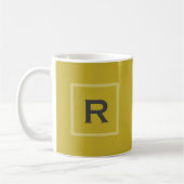  gouden effen kleur Plain Personal Koffiemok (Links)