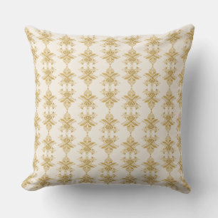Gouden Egyptisch Motief Patroon Kussen