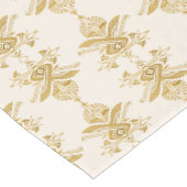 Gouden Egyptisch Motief Patroon Lange Tafelloper (Hoek)