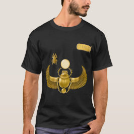 Gouden Egyptische Scarab T-shirt