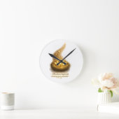 Gouden Ei Nesten Inspirerende Wandklok (Huis)
