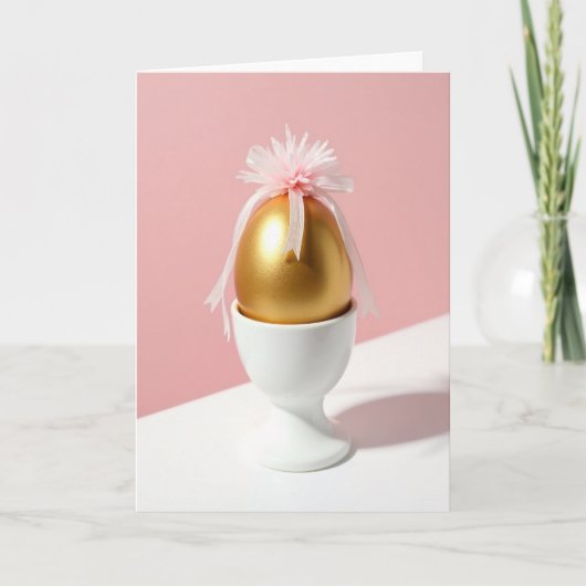 Gouden Ei Verjaardagskaart Kaart (Voorkant)