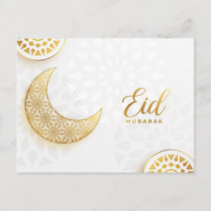 Gouden Eid Mubarak Feestdagenkaart