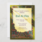 Gouden Eid Viering Sierlijke Eid Party Eid Kaart (Voorkant)