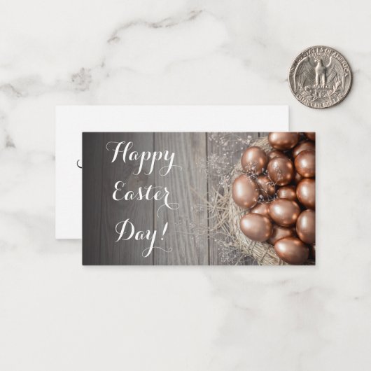 gouden eieren van de oosterse dag notitiekaartje (Voorkant / Achterkant in situ)