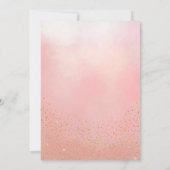 Gouden Eiffeltoren Glitter Sparkles Lights Sweet 1 Kaart (Achterkant)