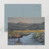 Gouden Eland Briefkaart (Voorkant / Achterkant)