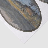Gouden Eland - Ovaal Tissuepapier (Detail)