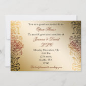 gouden elegant Corporate party Invitation Kaart (Voorkant)