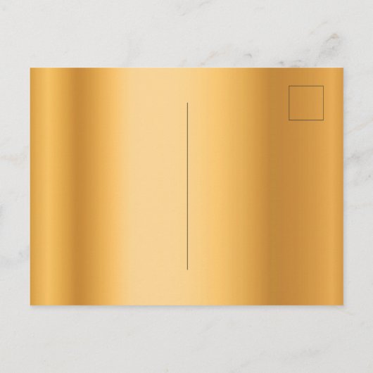 gouden elegante boog van het feest Sparen de Datum Briefkaart (Achterkant)