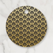 Gouden Elegante Dank Je Bedankjes Labels (Achterkant)