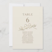 Gouden Elegante Huwelijkszitgrafiek (Achterkant)